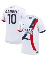 Paris Saint-Germain Ousmane Dembele #10 Bortedrakt 2024-25 Korte ermer